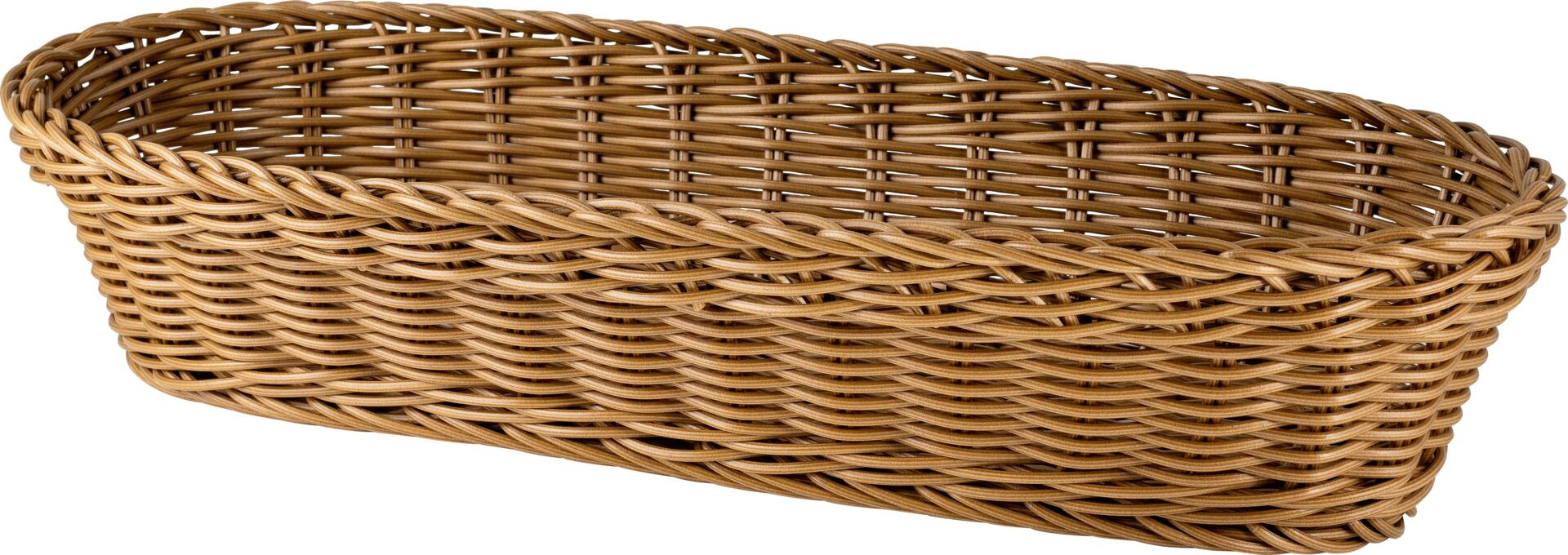 Korb länglich 37x15x8cm braun